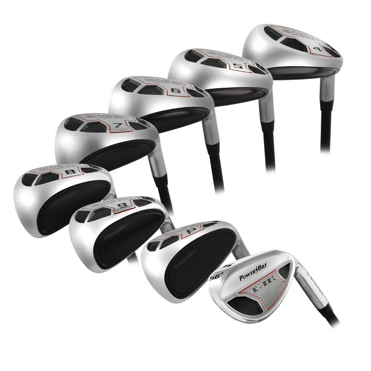 PowerBilt EX-550 Hybrid Iron Set - Maple Hill Golf